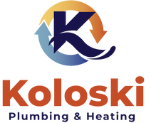 Koloski Plumbing and Heating logo and link to Home